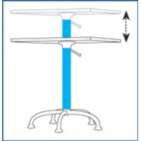  Система пневматичного та гідравлічного регулювання висоти столу SUSPA
